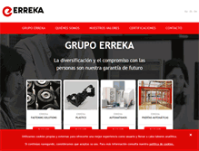 Tablet Screenshot of erreka.com
